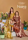 Naira Vol 145 Belliza Cotton Printed Embroidery Dress Materials